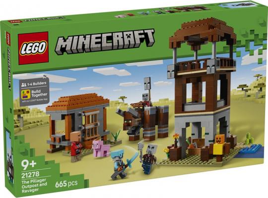 LEGO Minecraft De Plunderaar buitenpost en Verwoester - 21278