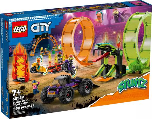 LEGO City Dubbele looping stuntarena - 60339-NEW