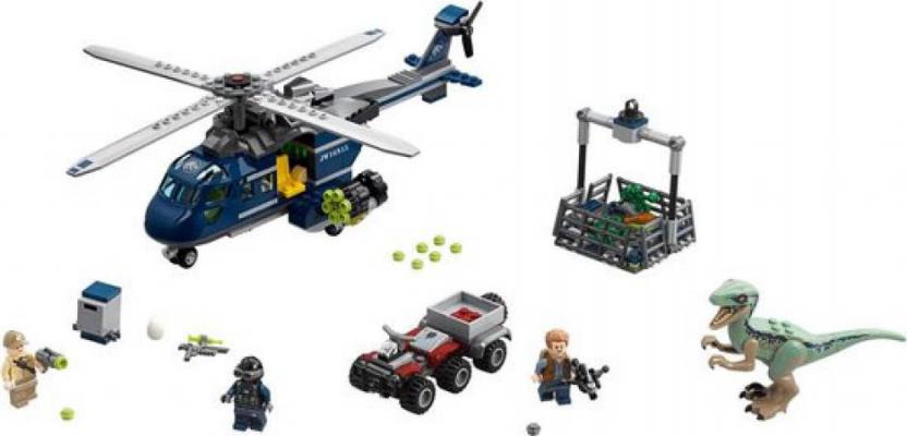 LEGO Jurassic World Helikopterachtervolging van Blue - 75928