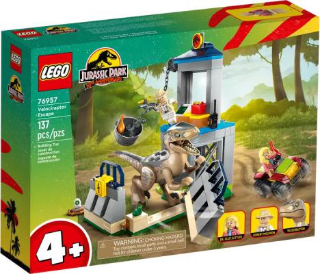 LEGO Jurassic World Velociraptor ontsnapping - 76957
