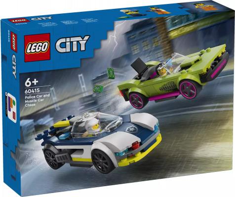 LEGO City Politiewagen en snelle autoachtervolging - 60415-NEW