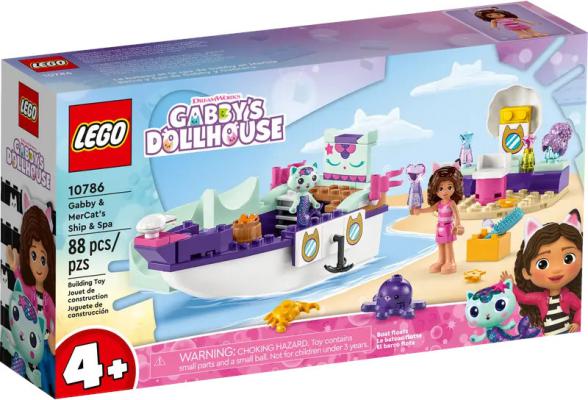 LEGO Gabbys Dollhouse Vertroetelschip van Gabby en Meerminkat - 10786-NEW