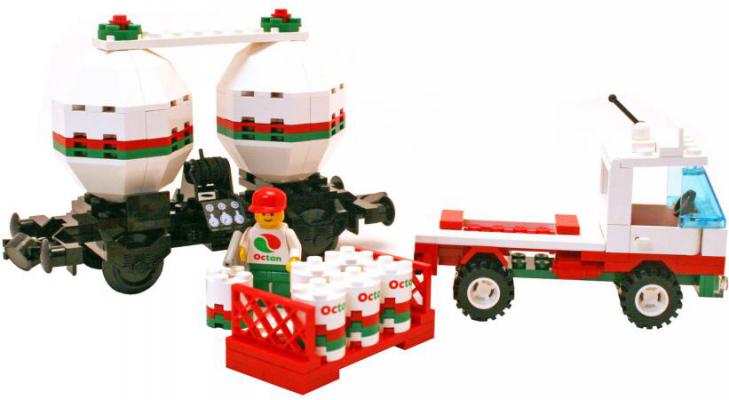 LEGO Trains Octan Twin Tank Rail Tanker - 4537A