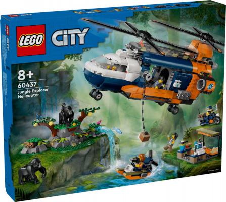 LEGO City Jungleonderzoekers: helikopter bij de basis - 60437-NEW