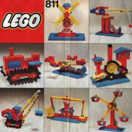 LEGO Overige Red Roof Bricks, Steep Pitch - 811