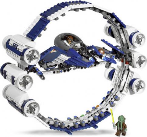 LEGO Star Wars Jedi Starfighter with Hyperdrive Booster Ring