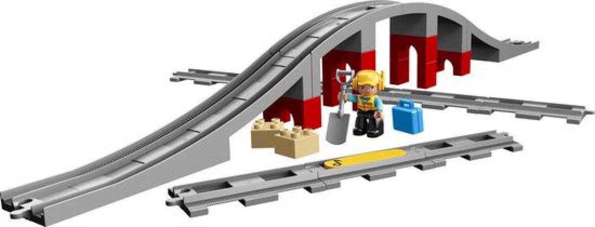 LEGO DUPLO Treinbrug en Rails