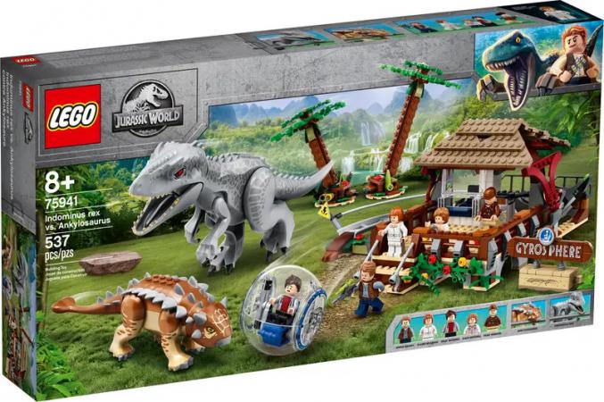 LEGO Jurassic Park Indominus Rex vs. Ankylosaurus